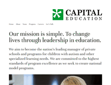 Tablet Screenshot of capitalschools.org